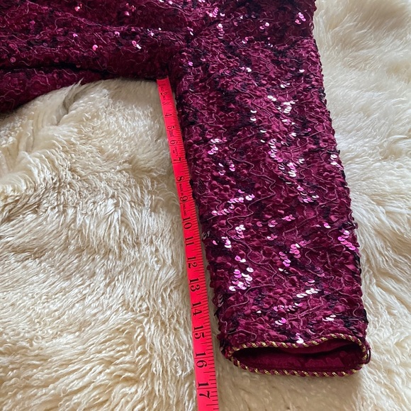 Pink Sequin Blazer Jacket for Special Occasions - Picture 10 of 11